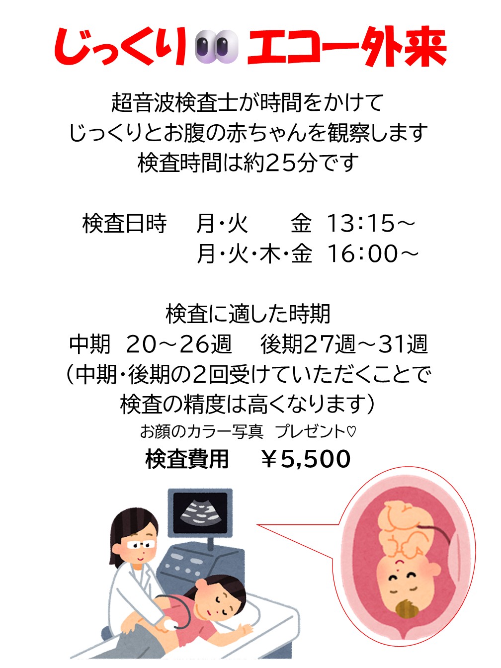 おともさん様 ご確認 じっくりエコー外来